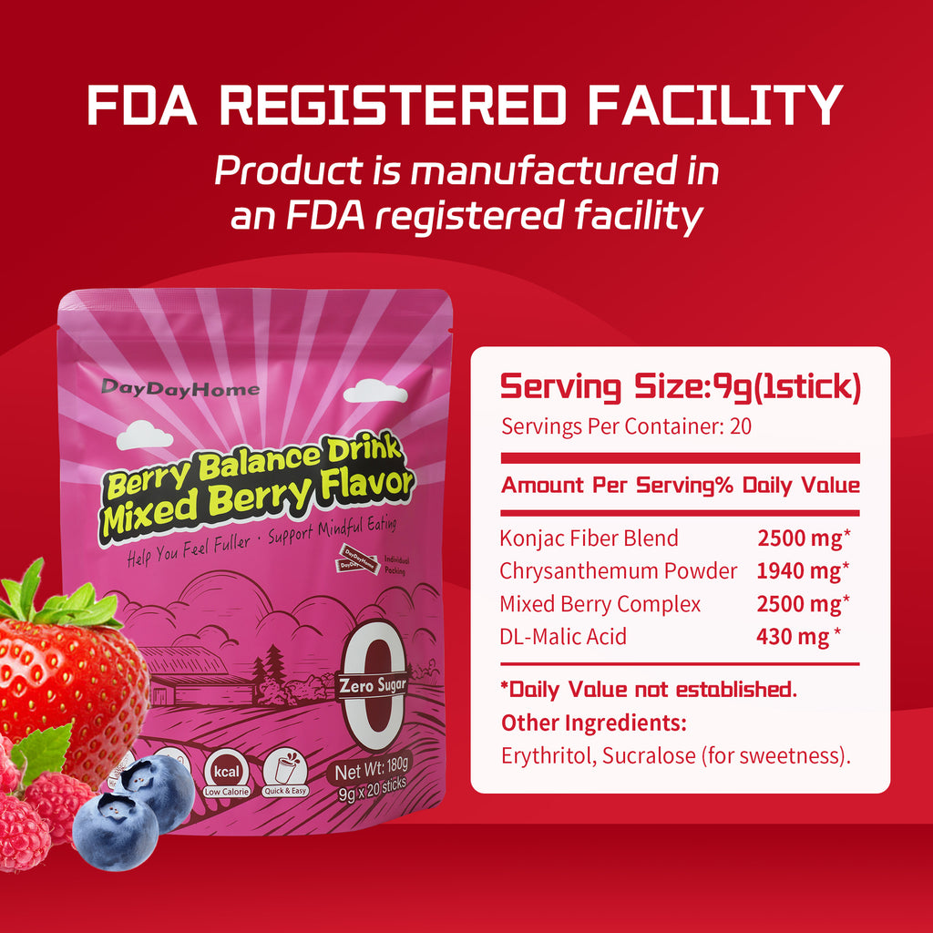 DayDay Home® Berry Balance Drink - Mixed Berry Flavor