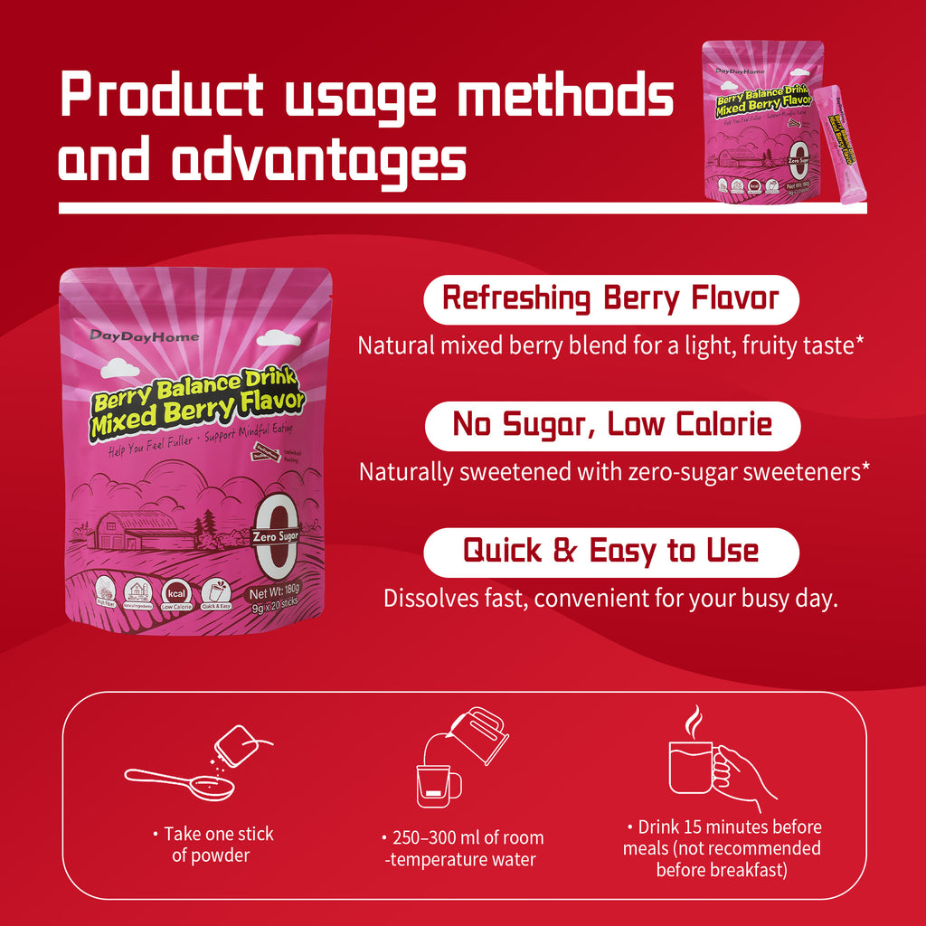 DayDay Home® Berry Balance Drink - Mixed Berry Flavor